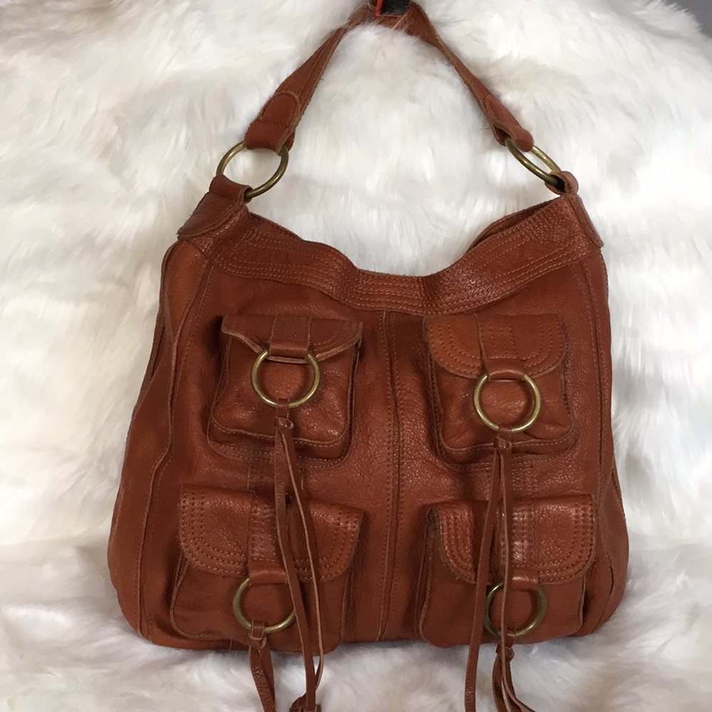 Banana Republic Leather Hobo Shoulder Bag